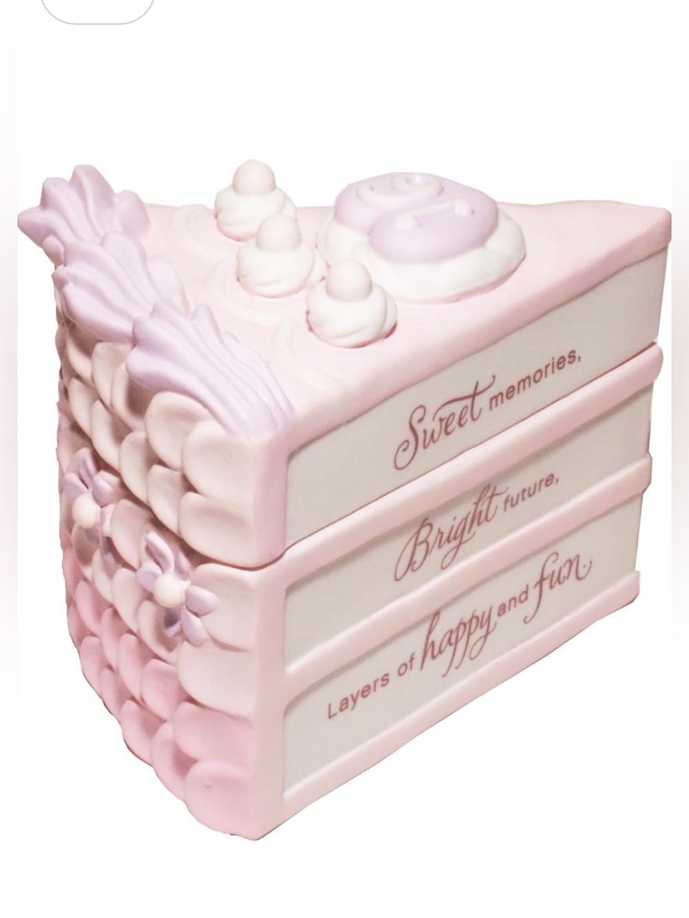 Hallmark Sweet 16 Birthday keepsake Trinket Ceramic cake box